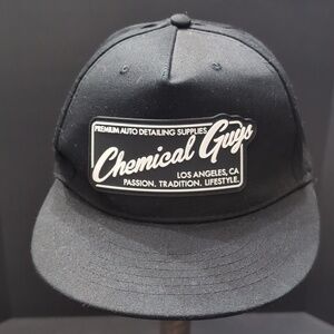 Chemical Guys Men's Black Auto Detailing Snapback Hat.